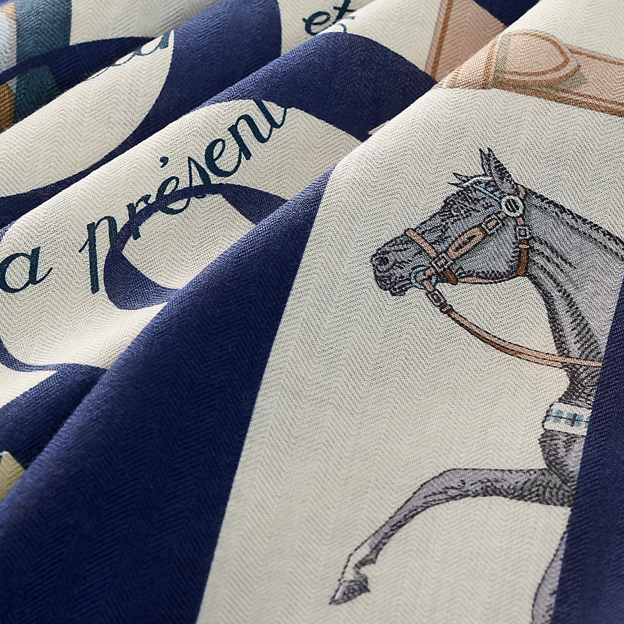 Eperon d'Or et Tenues de Jour shawl 140 | Hermès USA